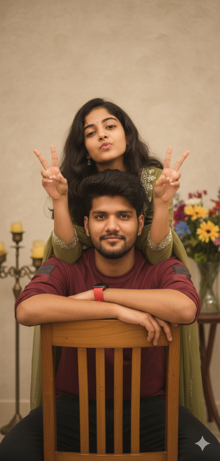 Sibling portraits
